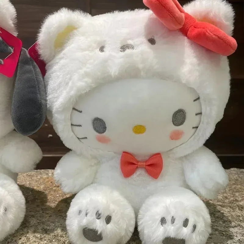 Peluches sanrio 20 cm-Hello Kitty, Kuromi, Cinnamonroll, My Melody, Pocchaco y más