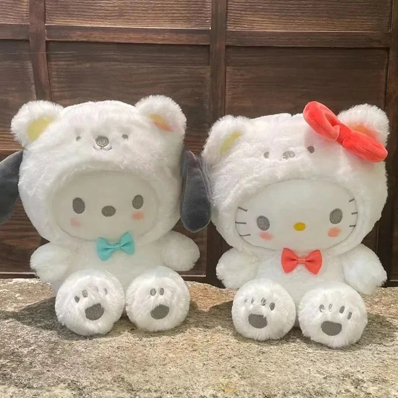 Peluches sanrio 20 cm-Hello Kitty, Kuromi, Cinnamonroll, My Melody, Pocchaco y más